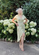 Żółta sukienka Gina Tricot 34 XS 36 S łączka wrap 