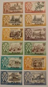 Fi.747-756 seria 12 znaczków: 10-lecie PRL