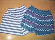 Zestaw 2 par letnich szortów krótkie niebieskie spodenki szorty XS / S