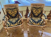 Versace Vanitas Gold Oryginalne Piękne Fotele / krzesła 2 szt.