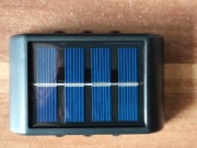 Zestaw 8 x Lampka ścienna solarna 6 LED – kinkiet zewnętrzny