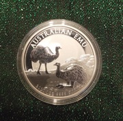 1 Dolar Australian Emu  uncja srebra 9999 z 2020 roku.