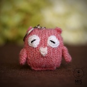 SÓWKA sowa brelok rękodzieło na prezent breloczek