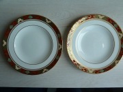2 talerzyki porcelanowe ROYAL CROWN DERBY 1987