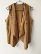 Narzutka brązowa zamszowa roz.M wymiary opis