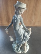 Vintage figurka Młoda dama w kłopotach LLADRO