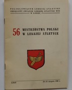 Lekkoatletyka 1980 Mistrz Polski 1980 Łódź 