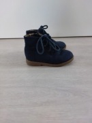 buty trzewiki granat mięciutkie r. 24