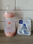 Butelka MAM 260 ml + 1 nowy smoczek 2+ – antykolkowa