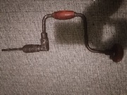 Wiertarka reczna stara prl z zapadka