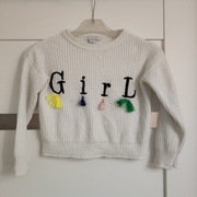 Primark fajny krótki sweter miły w dotyku 128