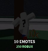 The Strongest Battlegrounds Gamepass 10 EMOTES