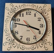 Predom-Metron Zegar ścienny kwadratowy a'la fajans (Kwarcowy) 