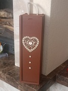 Drewniana skrzynka na wino 