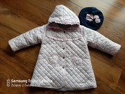 Płaszczyk pikowany wiosenny R 92 + gratis beret