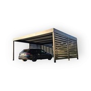 Wiata Carport PREMIUM 6x6m Nowoczesna na auta PRODUCENT Stalowa 