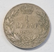 609. Moneta Jugosławia 1 dinar 1925 rok  
