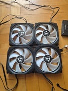 Zestaw 4 wentylatorów CHIEFTEC Tornado CF-3012-RGB 120 mm