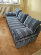 Kanapa rozkładana z funkcją spania, retro, poduchy, 200 na 76x2, wygodna, 