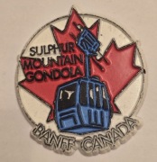 Magnes na lodówkę gumowy Banff Canada Sulphur Mountain Gondola (2K)