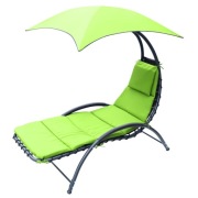 Leżak fotel wiszący z daszkiem 200x125x180cm