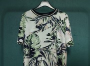 Bluzka Topshop 40 damska tunika top tshirt w liście z krótkim rękawem