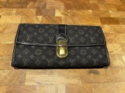Louis Vuitton Sarah Cloth Long Wallet