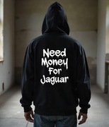 Męska Czarna Bluza M Need Money For Jaguar
