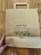 Torba reklamowa Amazon Wesołych Świąt, papierowa