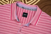 Hugo Boss - Piękna męska koszulka polo w paski. Model "Anoona 07".