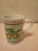 Kubek ceramiczny z obrazkami owoców - NOWY