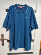 Koszulka polo Slazenger 4XL niebieska nowa