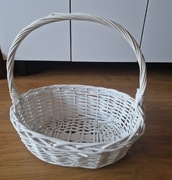 Kosz uniwersalny rattan biały