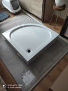 Brodzik 80x80 półokrągły 