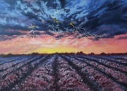 Obraz akrylowy na płótnie 50x70 cm "Burza..."