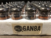 6AN8A RCA NOS Dobrana Para 6AN8 DreamAmp Sansui au-70 Pioneer Sm-83