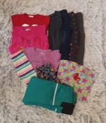 Zestaw ubrań 110/116 dziewczynka 12 sztuk