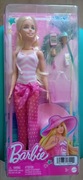 Barbie - lalka plażowa Dzień na plaży + akcesoria