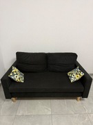 Sofa rozkładana czarna 