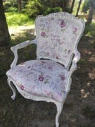 stylowy fotel shabbychic ludwikowski