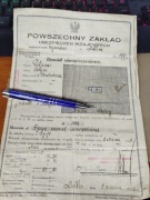 DOWÓD UBEZPIECZENIOWY PZUW  gm. Celejów m. Bochotnica p. PUŁAWY 1928
