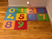 Puzzle piankowe 10 szt. cyfry BabyOno