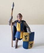 Schleich rycerz Wartownik z włócznią figurka model wycofany z 2007 r.