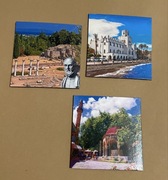 Zestaw 3 magnesów na lodówkę Grecja Ateny (2)