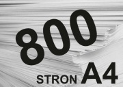 Druk Wydruk A4 mono do 800 stron KSERO KIELCE