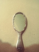 Stare lusterko damskie kieszonkowe vintage lata 70