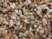 Otoczak Miodowy kamień ozdobny Żwir żółty kolorowy Rzeczny Japoński Łódź