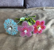 Kwiaty mniejsze haft diamentowy