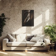 Fotoobraz na płótnie 50x70 – Lód Brąz | Natura | Prezent