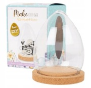 Zrób to sam Wielkanocny klosz w kształcie jajka Kurka niebieski Avec